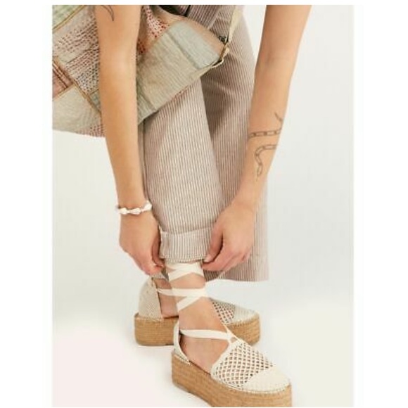 Free People Shoes - Free People Frida Wrap Espadrille Platform Sandal